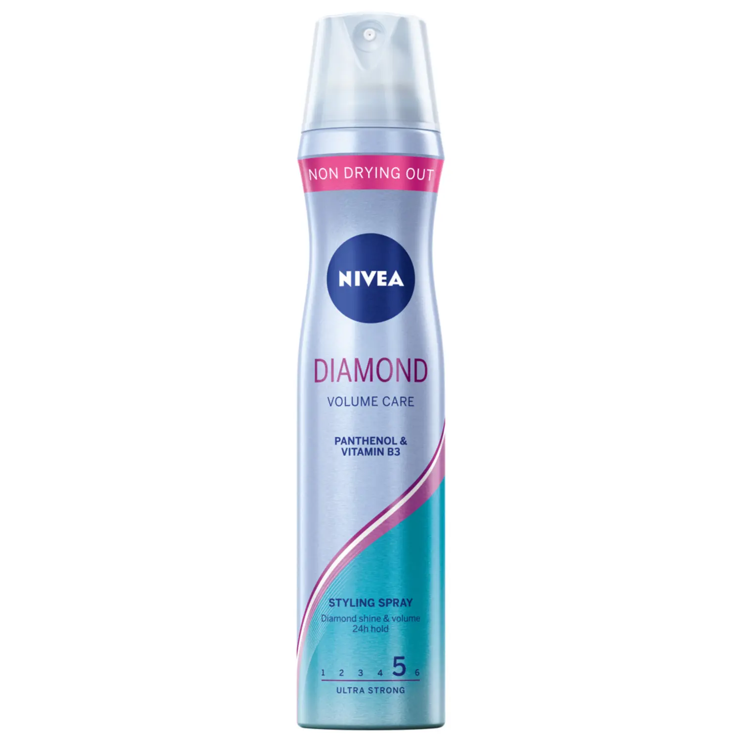 

Ультрасильный блестящий лак для волос Nivea Diamond Volume Care, 250 мл