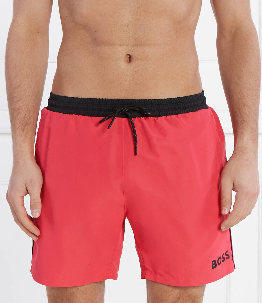 

Шорты для плавания BOSS BLACK Starfish Regular Fit, цвет lampone