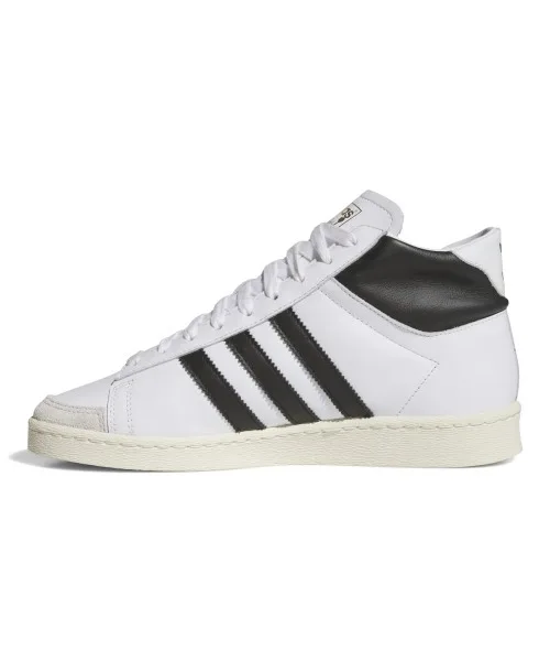 Унисекс высокие кеды из натуральной кожи JABBAR HI adidas белые — фото 2