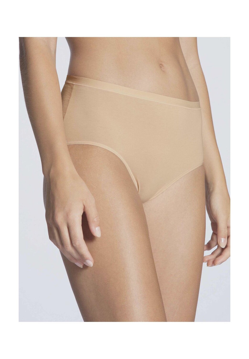 

Трусики миди Natural Comfort, непрозрачные, однотонные, женские CALIDA, бежевый