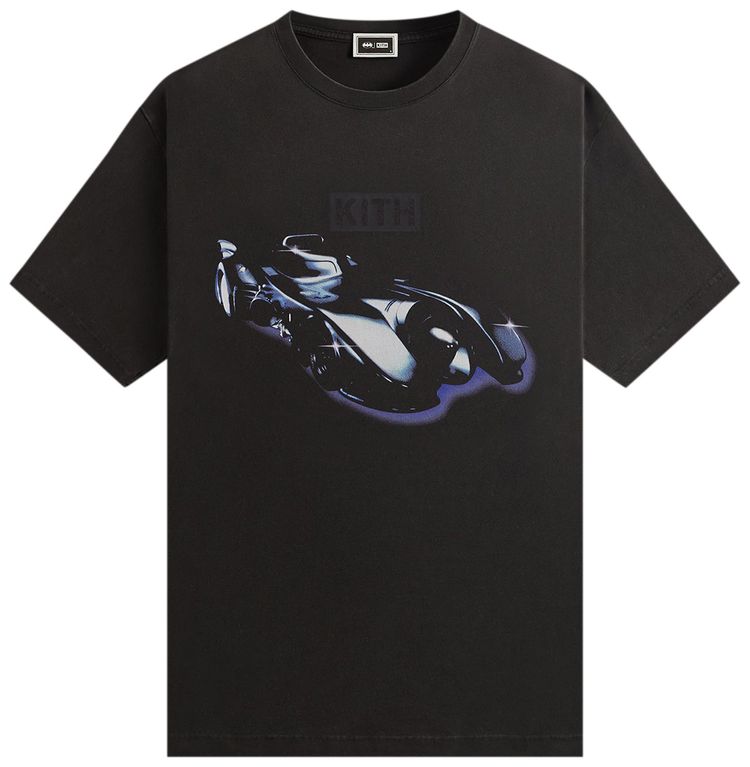 

Футболка Kith x Batman Schematics Vintage Tee 'Black', черный