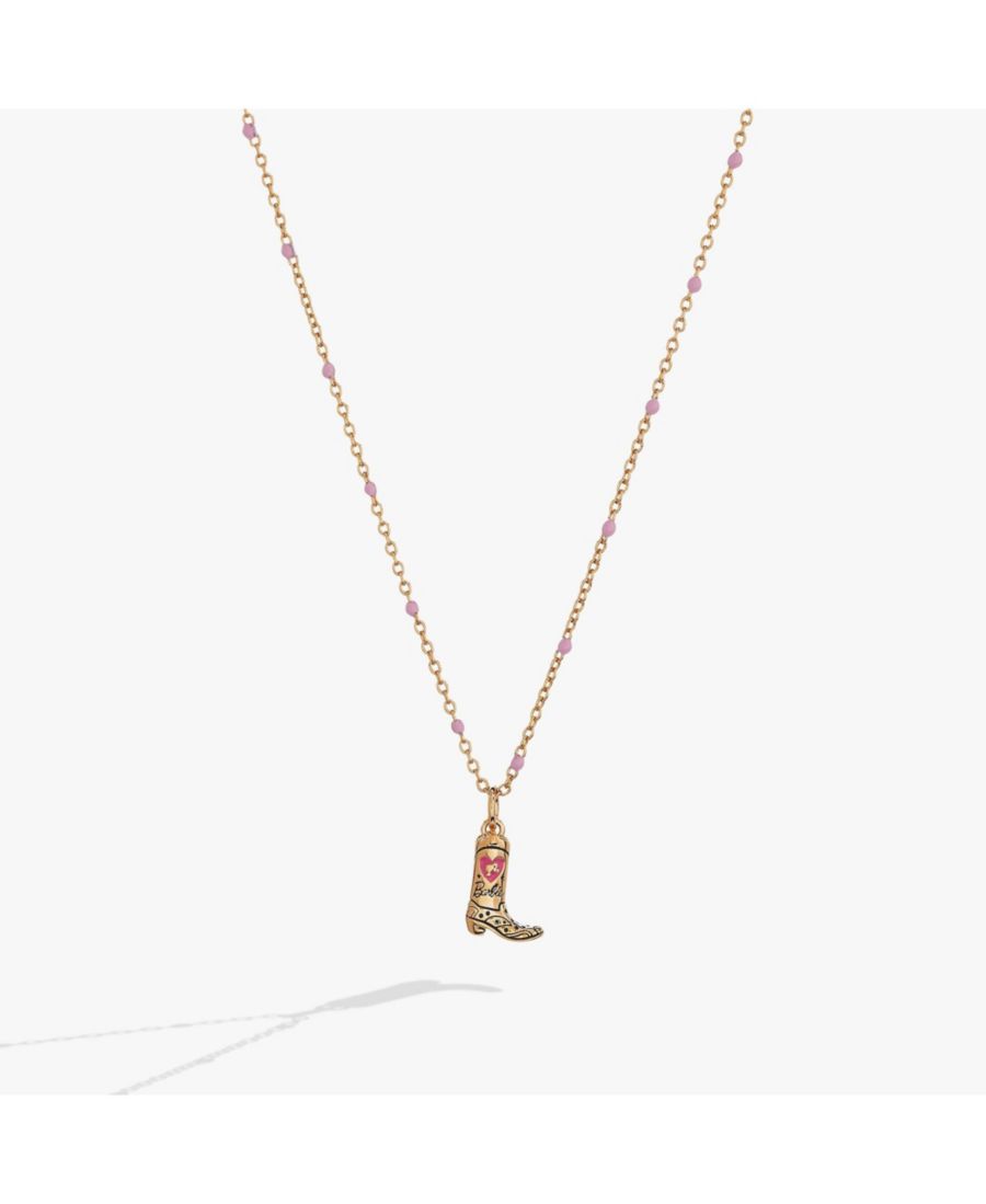 

Кулон в виде ковбойского сапога Барби на цепочке Alex and Ani, Gold