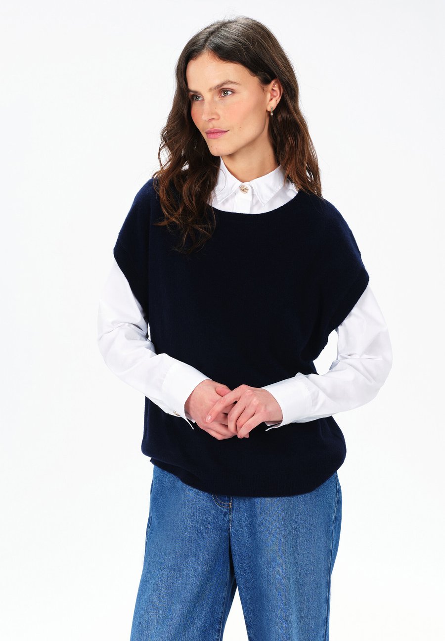 

Футболка Caroll FRENCH BRAND FASHION ELEGANT MODERN MATHILDE, Bleu Marine/Blue