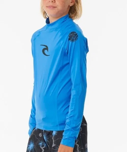 Рашгард длинный рукав для мальчиков RIPCURL K BRAND WAVE UPF50+