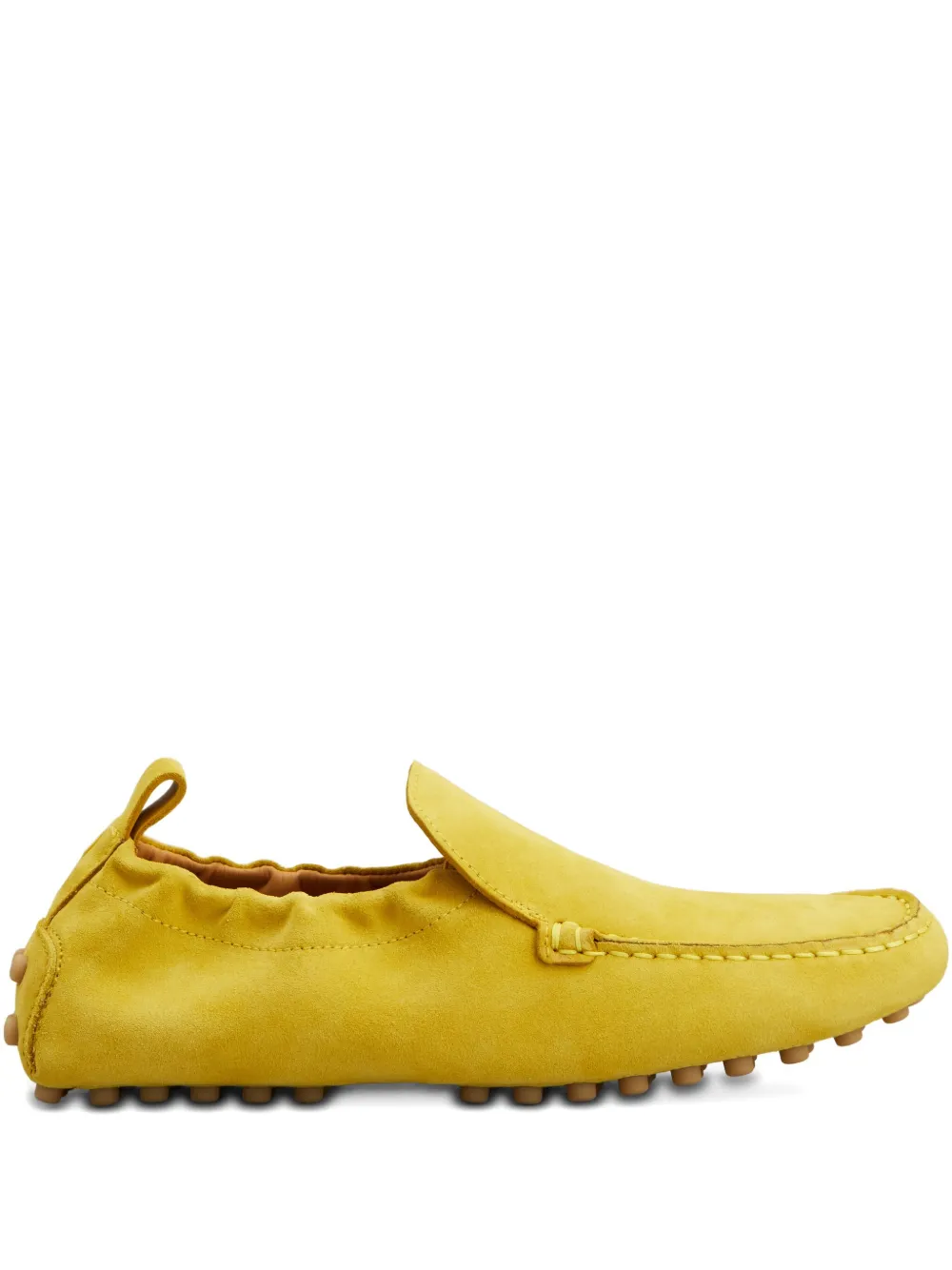 Лоферы с оборками TOD'S, желтый