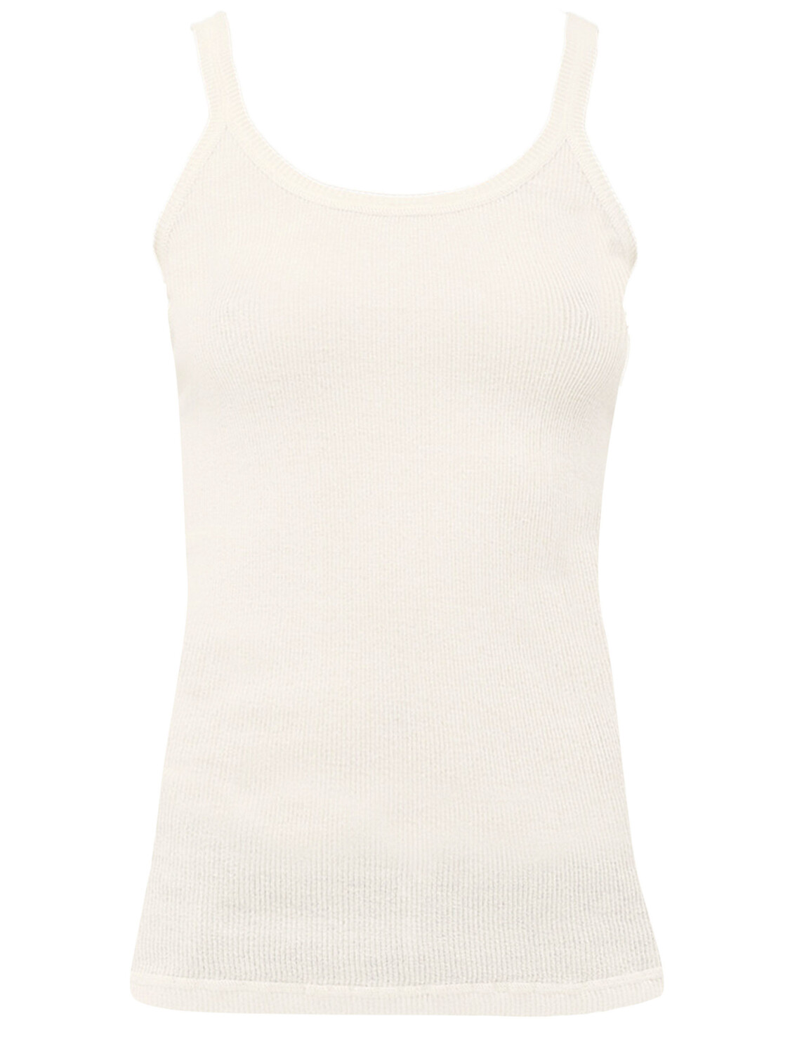 

Топ Bottega Veneta Lightweight cotton, кремовый