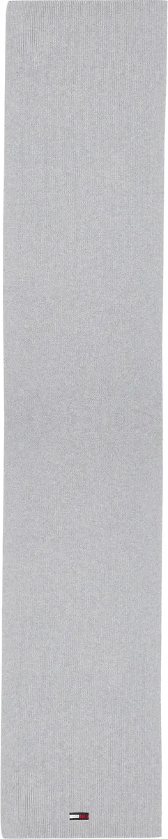 

Шарф Tommy Jeans "TJW ELONGATED FLAG SCARF" с вышитым логотипом, цвет Silver Grey Heather