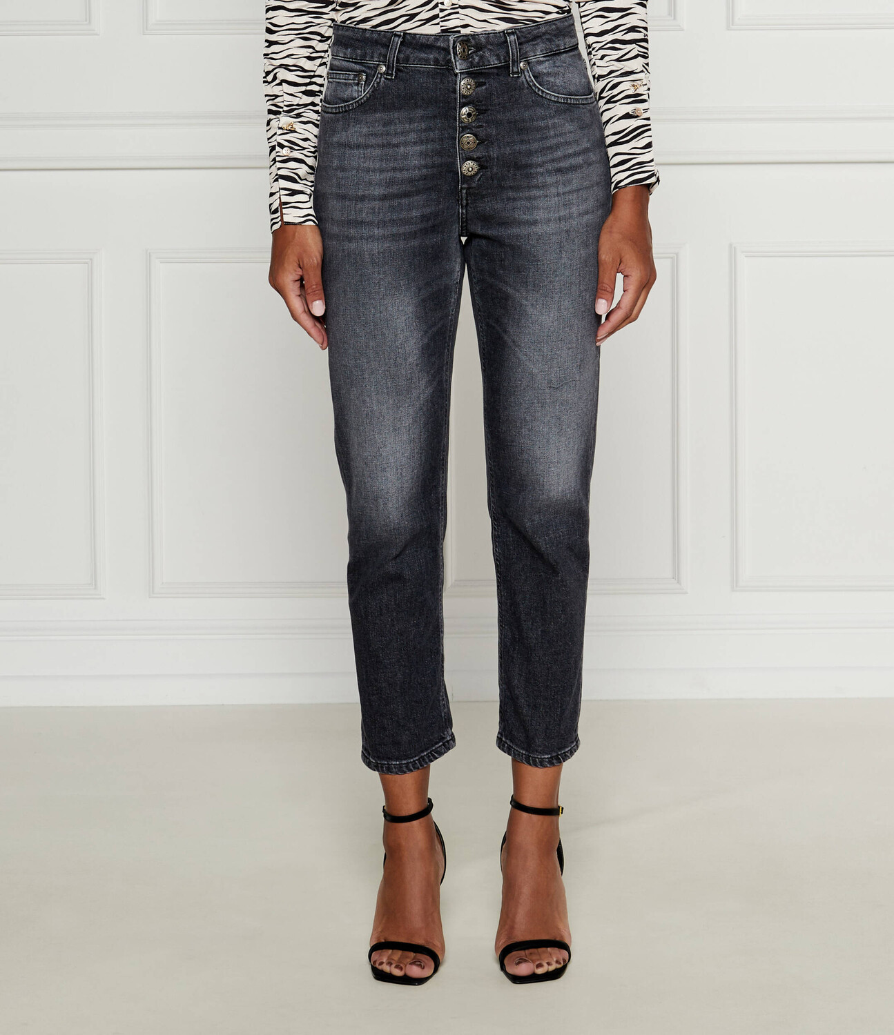 

Джинсы DONDUP - made in Italy KOONS Mom Fit, серый
