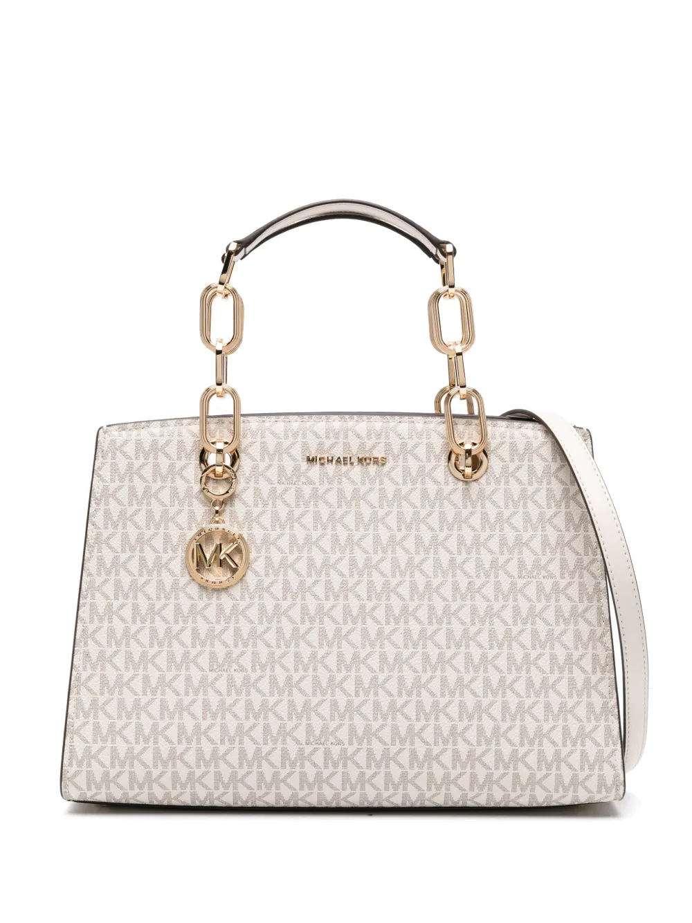 

Кожаная сумка-тоут Cynthia MICHAEL KORS, нейтральный