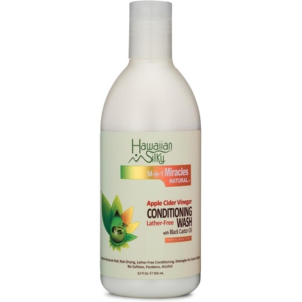 

Кондиционер для волос с яблочным уксусом 12,5 унций Hawaiian Silky