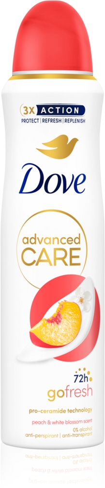

Антиперспирант Advanced Care с ароматом персика и белых цветов для женщин Dove, 150 мл