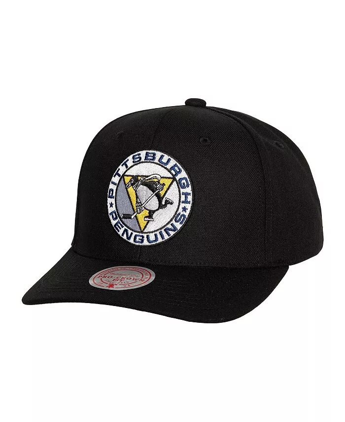 

Мужская черная регулируемая кепка Pittsburgh Penguins Team Ground Pro Mitchell & Ness, черный