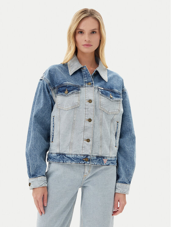

Джинсовая куртка обычного кроя W5YN56 D5M56 Guess Jeans, синий