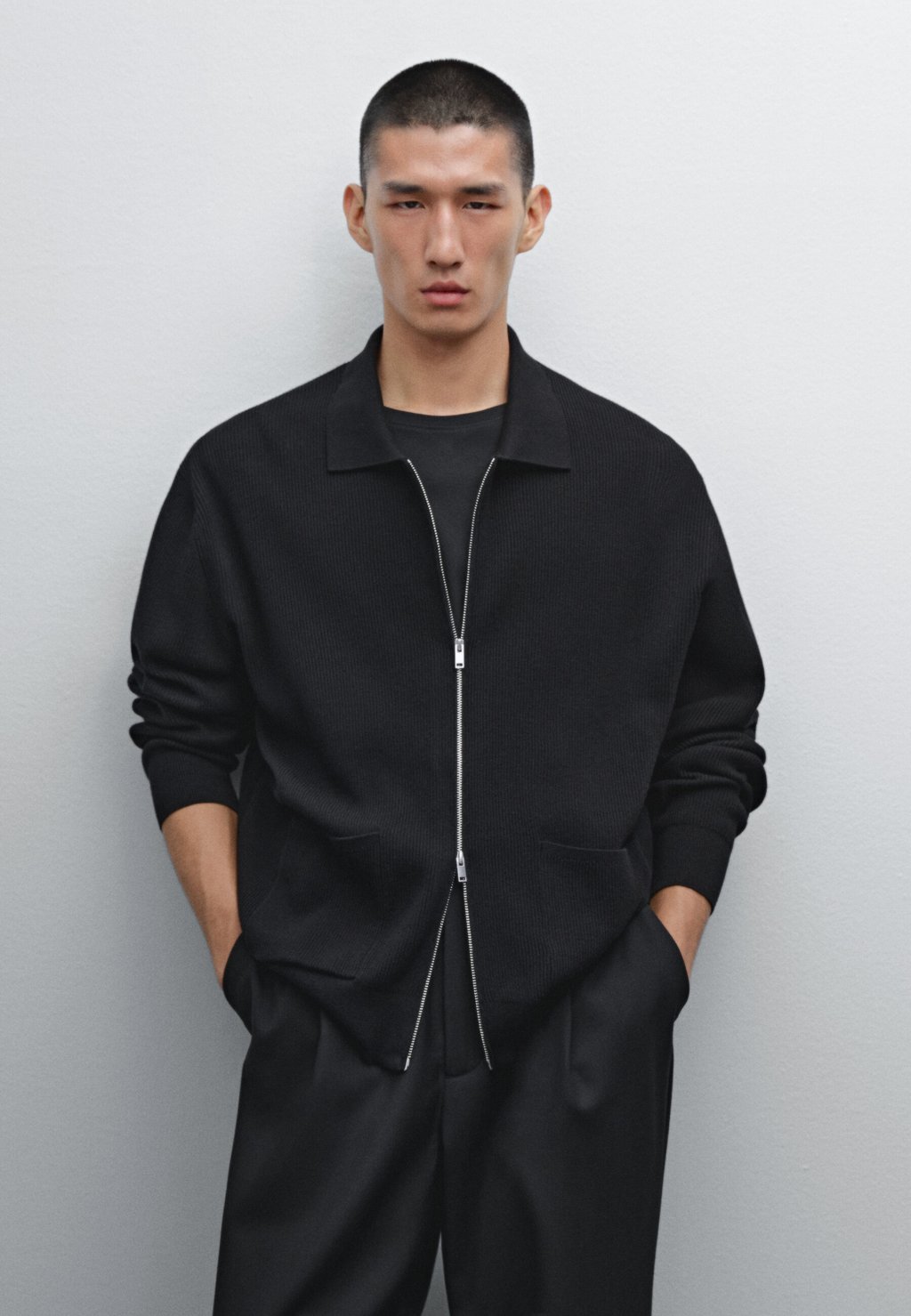 

Кардиган Massimo Dutti, черный