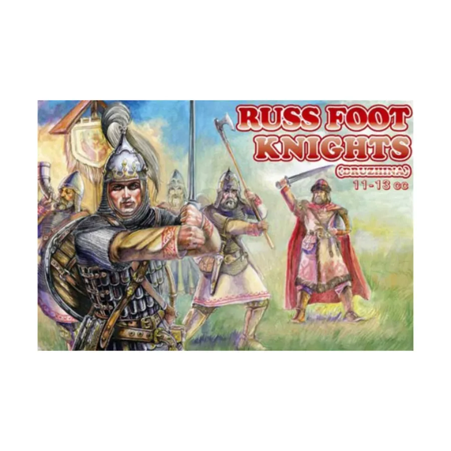 

Russ Foot Knights (Дружина), Military Miniatures - Medieval (1:72) (Haron Miniatures)