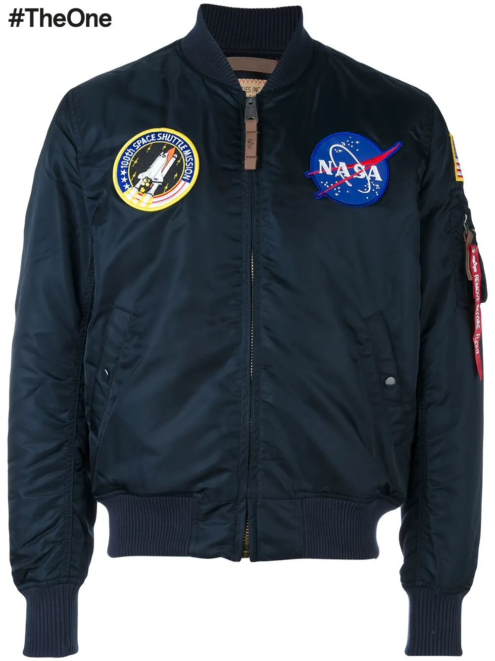 

Куртка-бомбер 'NASA MA-1' Alpha Industries, синий