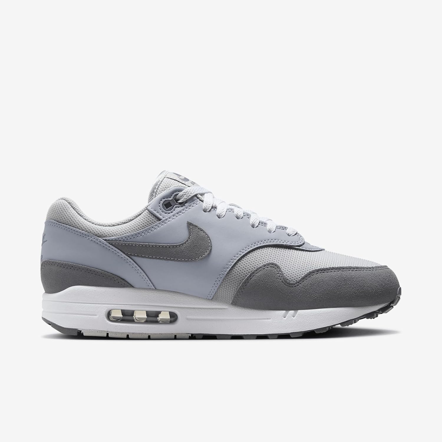 Мужские кроссовки Nike Air Max 1, белый/серый — фото 3