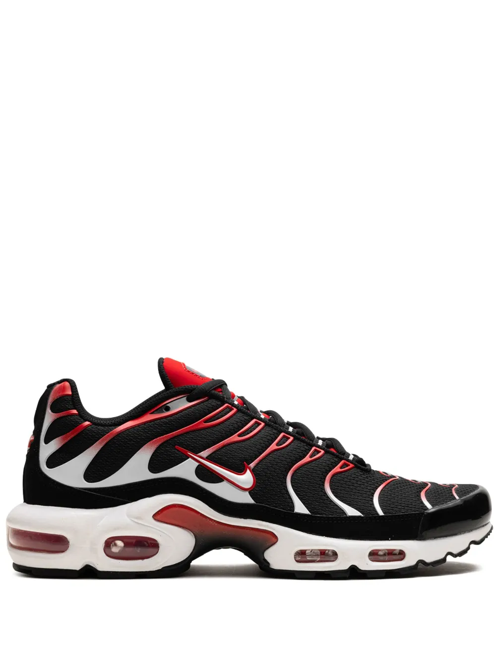 

Кроссовки Air Max Plus 'Black/White/University Red' Nike, черный