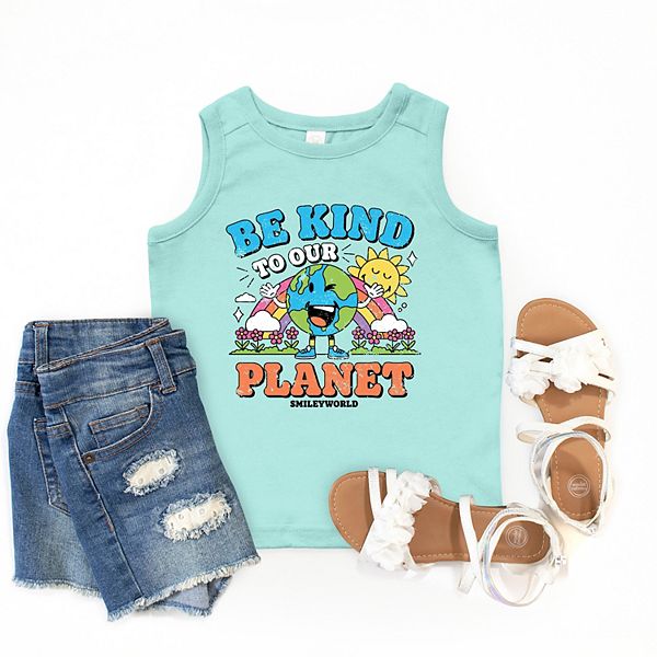 Футболка Smileyworld be kind to our planet rainbow youth The Juniper Shop — фото 2