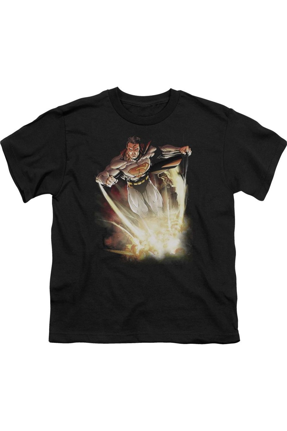 

Детская футболка с коротким рукавом "Супермен" Gildan, черный