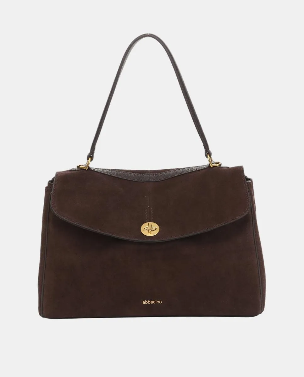 

Сумка через плечо Freedom из замши Abbacino, темно-коричневый