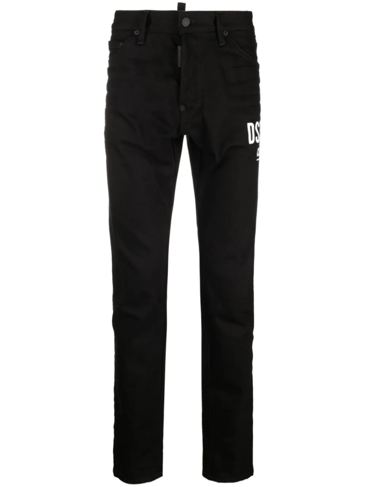 

DSQUARED2 прямые джинсы средней посадки, черный