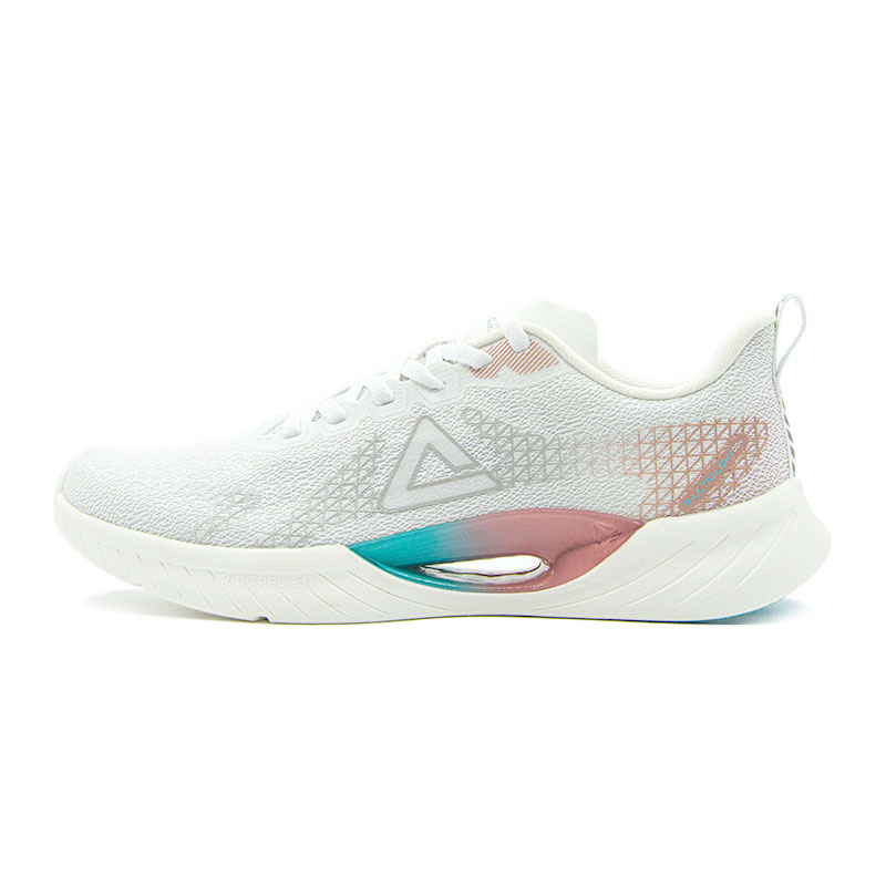 

PEAK Удобные и дышащие кроссовки для бега с износостойкой подошвой, низкие, повседневные, Unisex, Gray Red