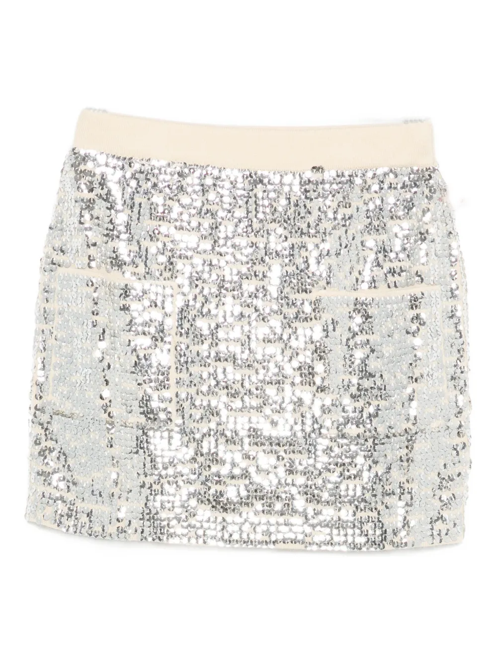 

Мини-юбка с пайетками Nº21 Kids, коричневый