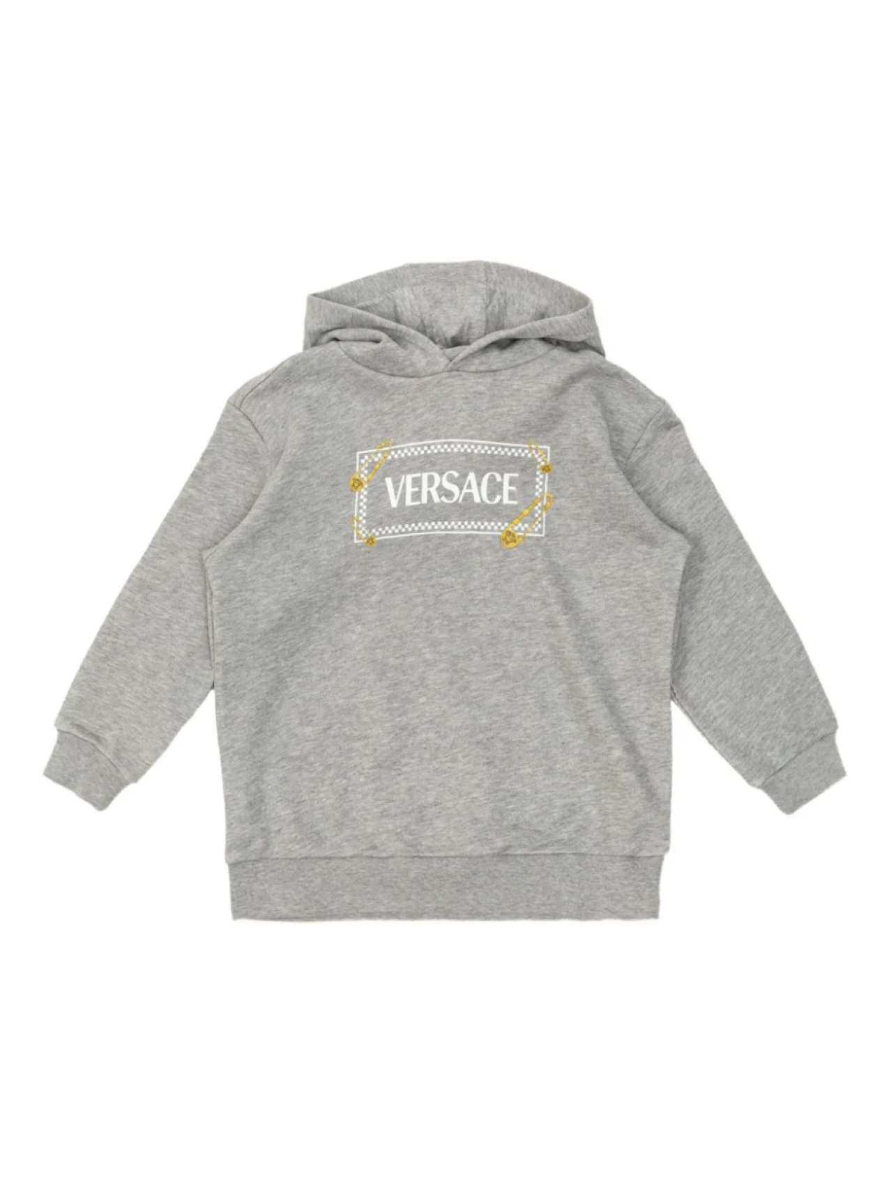 

Толстовка с логотипом Versace Kids, серый