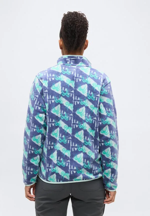 Флисовый джемпер synch snapt Patagonia, Jaguar/Blue Sage — фото 3