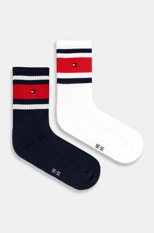 

Комплект носков Tommy Hilfiger, 2 пары, темно-синий/белый