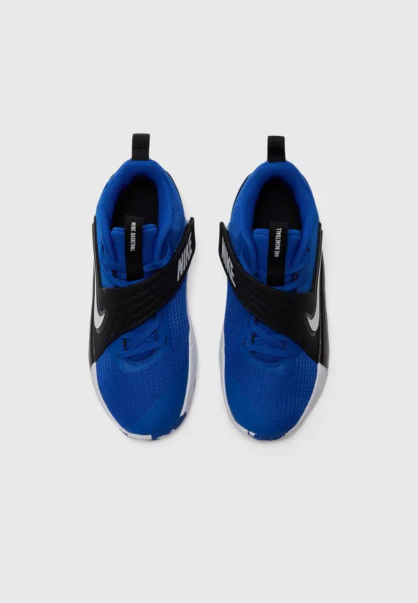 Баскетбольные кроссовки team hustle унисекс Nike Performance, Game Royal/White/Black — фото 4