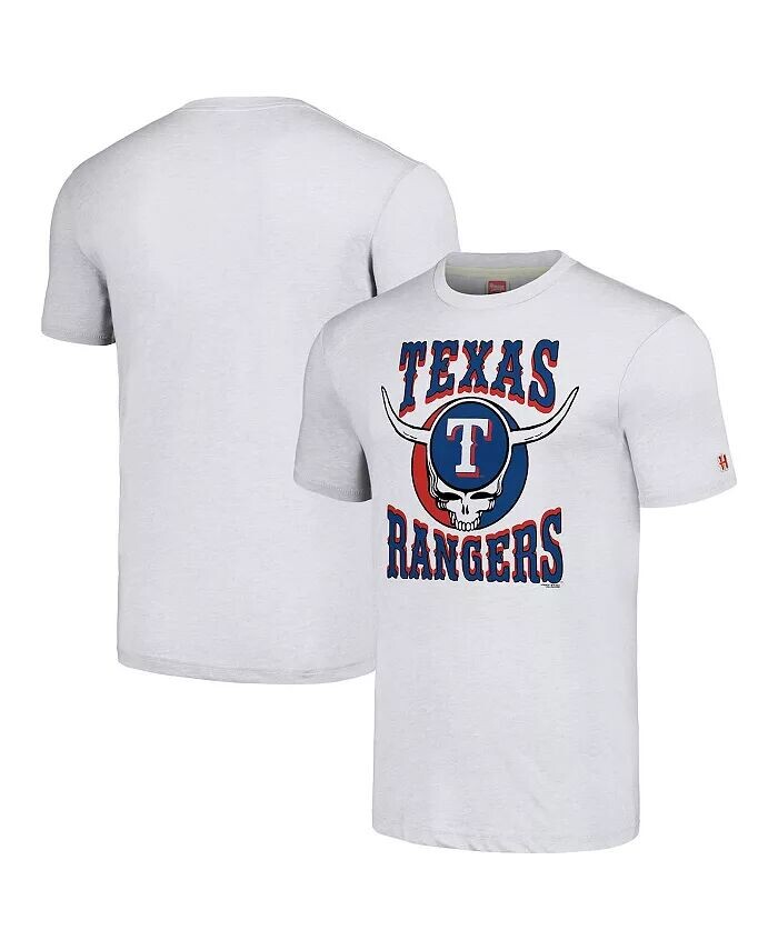 

Футболка мужская Ash Texas Rangers Grateful Dead Tri-Blend Homage
