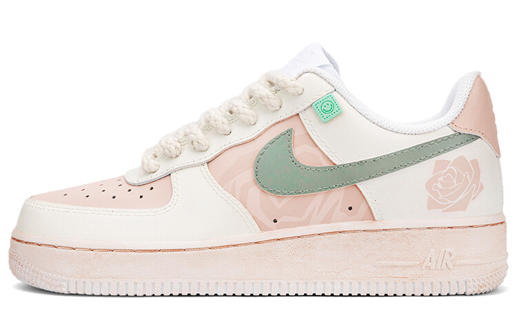 

Кроссовки Nike Air Force 1 Skateboard Shoes Men Low-Top White/Green/Pink