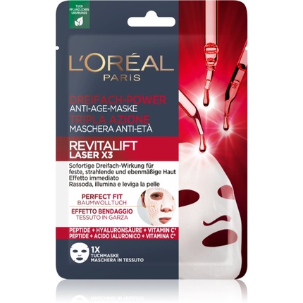 

L'Oreal Revitalift Laser X3 Тканевая маска для лица против старения L'Oréal