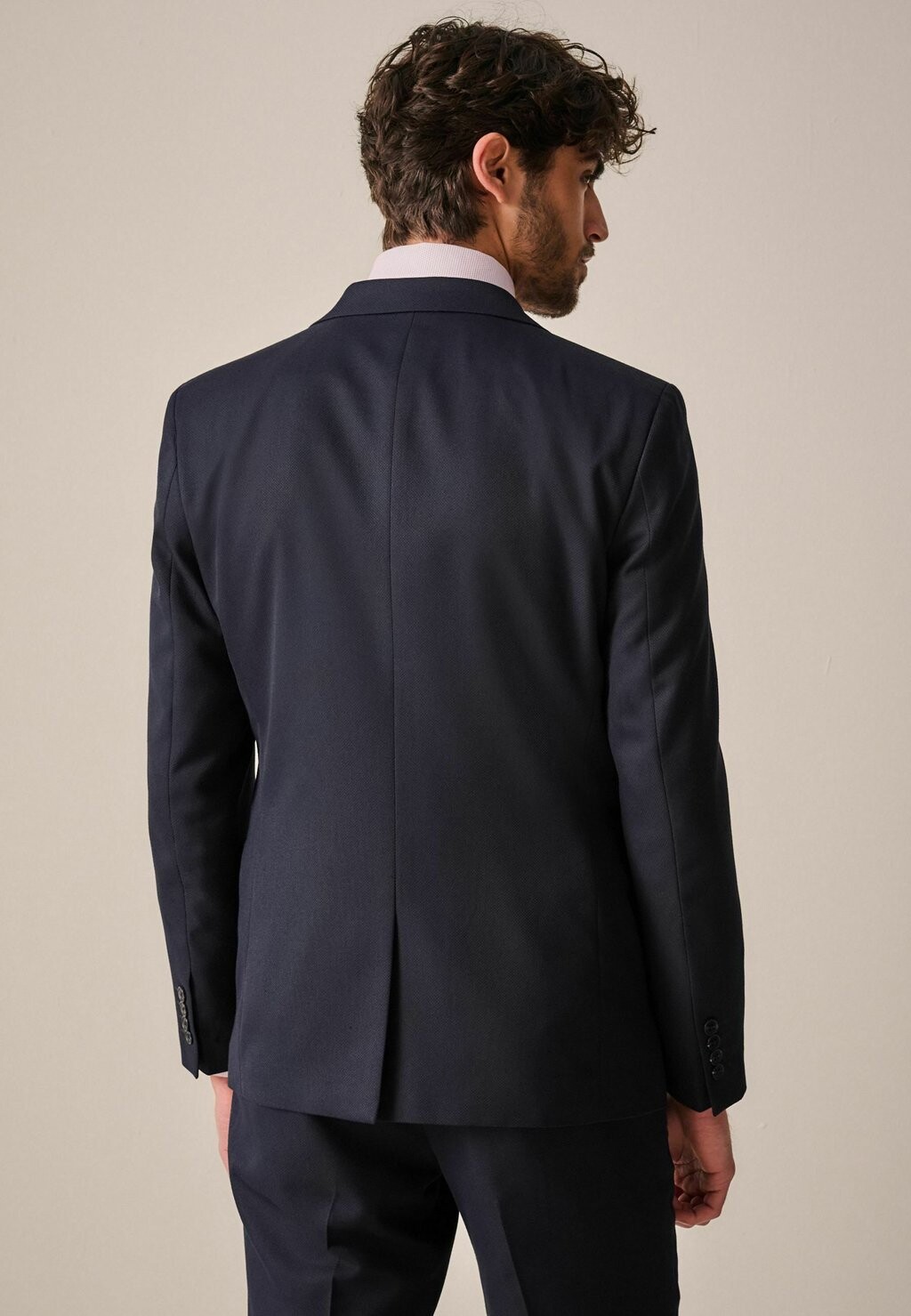 

Пиджак SLIM FIT TEXTURED Next, синий