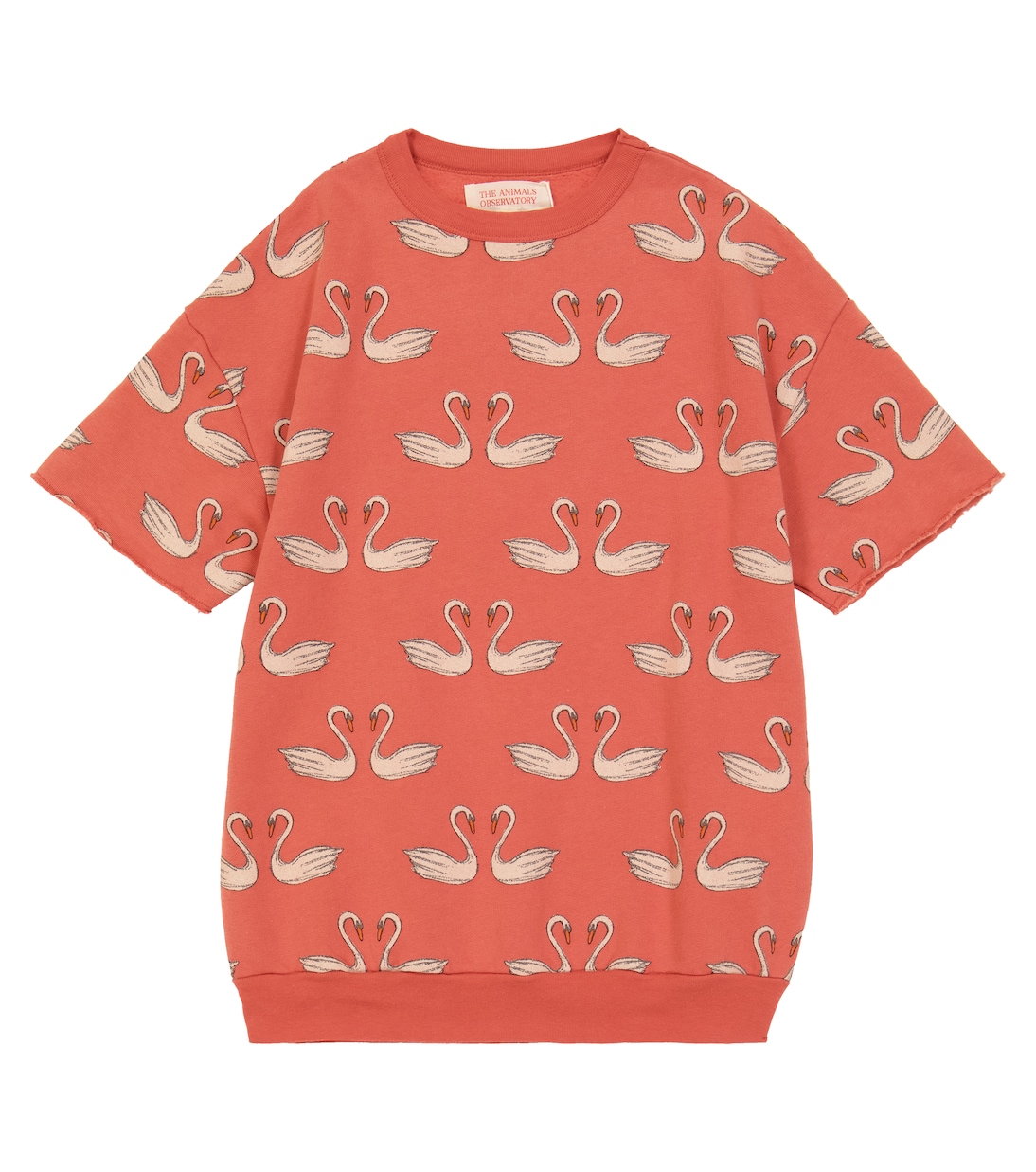 

Футболка из хлопчатобумажного джерси с принтом The Animals Observatory, Red Swans