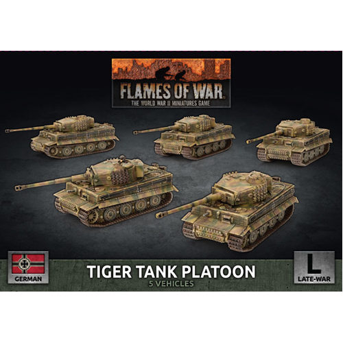 

Фигурки Flames Of War: Tiger Heavy Tank Platoon (X5 Plastic)