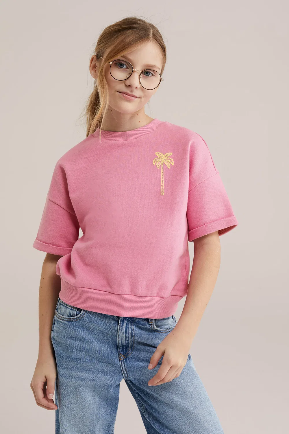 Толстовка We Fashion, Light Pink — фото 3