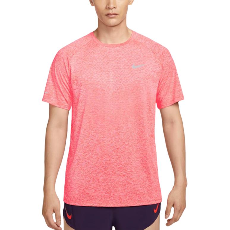 Мужская футболка для бега Stride Dri FIT Adv с короткими рукавами Nike, темно-оранжевый — фото 2