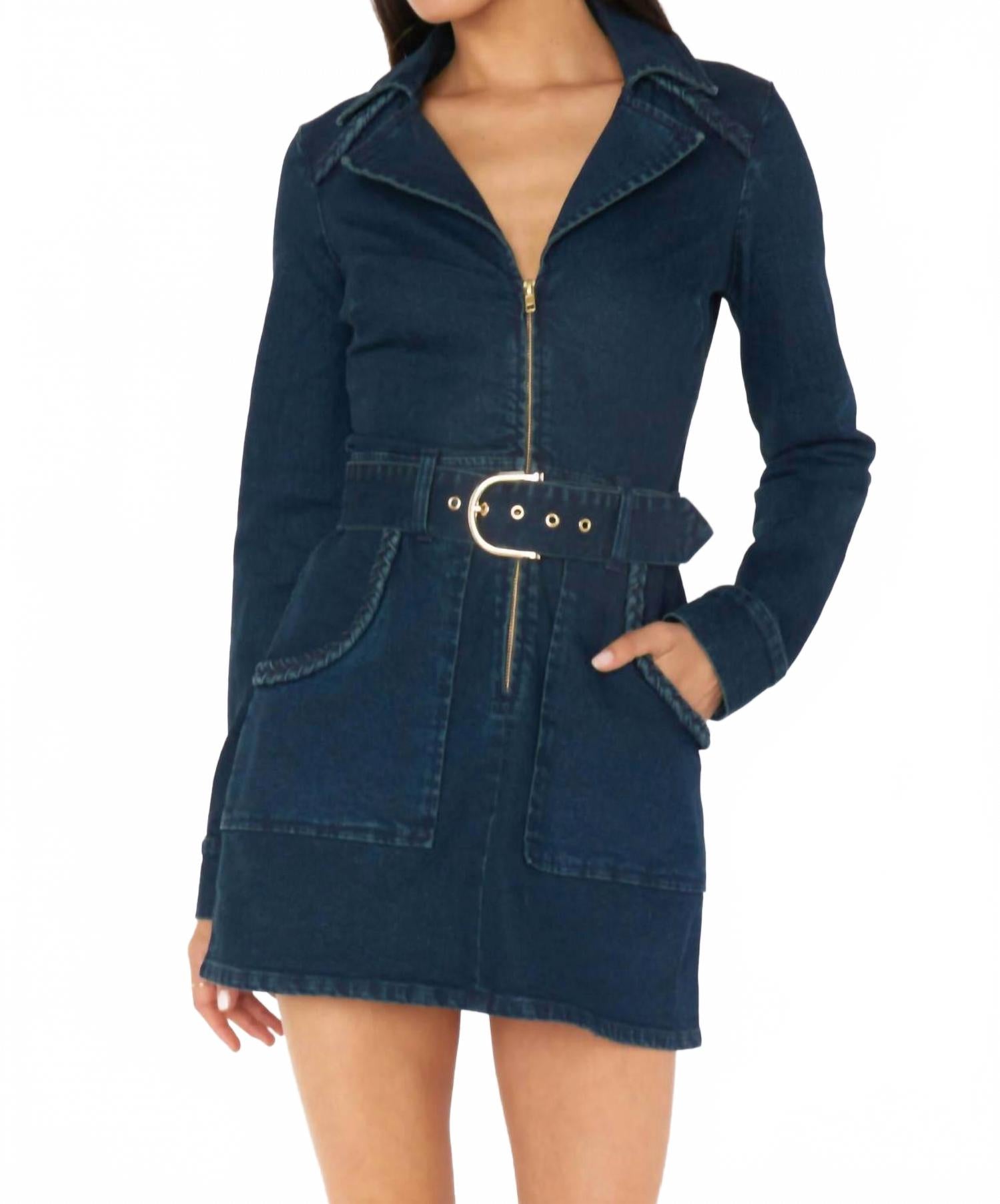 

Платье Outlaw с длинным рукавом в цвете Thunder Show Me Your Mumu, Thunder