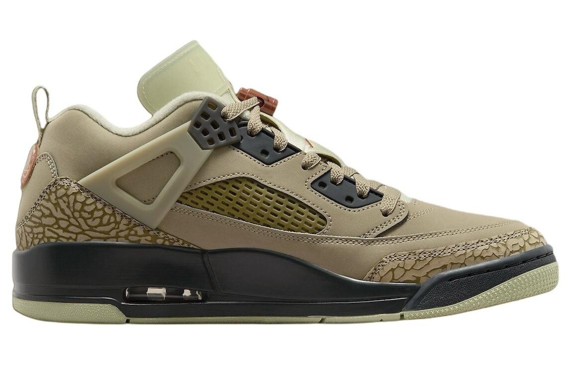 Кроссовки Jordan Spizike Vintage Basketball Shoes Men Low-top Brown, коричневый — фото 2