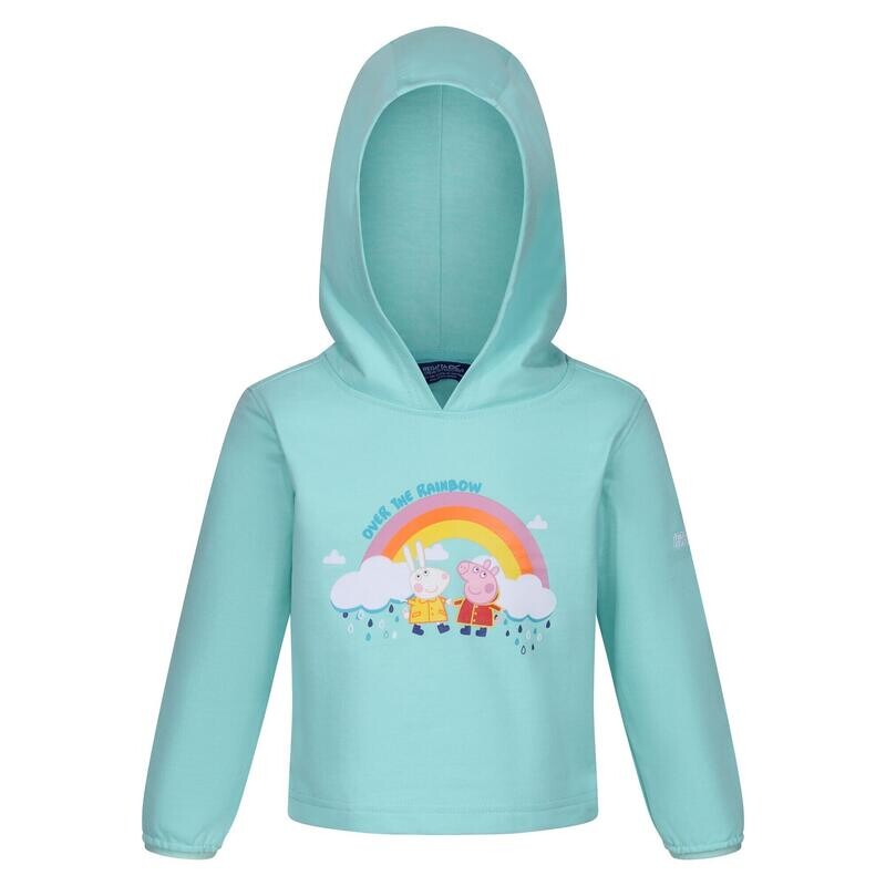 

Толстовка Peppa Pig Rainbow для мальчиков и девочек, синий Aruba REGATTA, цвет azul