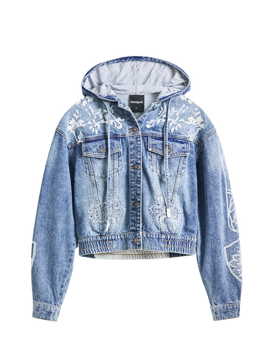 

Межсезонная куртка Desigual, синий деним