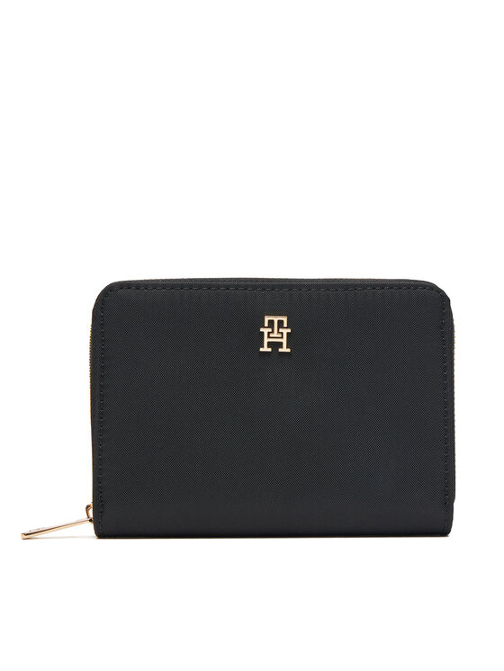 

Маленький женский кошелек Th Icon Med Za Nylon AW0AW17741 Tommy Hilfiger, чёрный