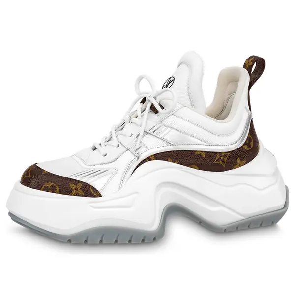 

Кроссовки archlight 2.0 platform sneakers 'white brown monogram' Louis Vuitton, белый