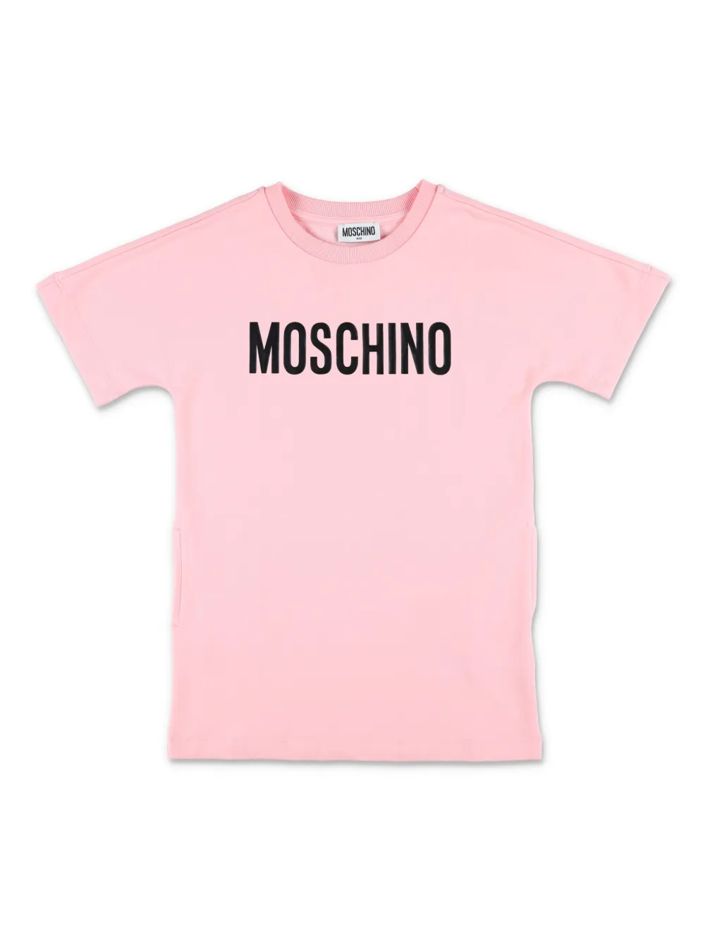 

Футболка с логотипом Moschino Kids, розовый