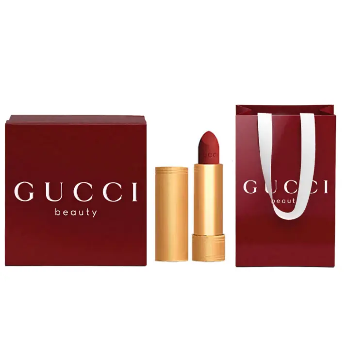 

Набор из трех предметов: краска для заливки, сушеные цветы, подарочная коробка, помада Gucci, красный box+красный shopping bag+gucci matte 505 vintage красный коричневый