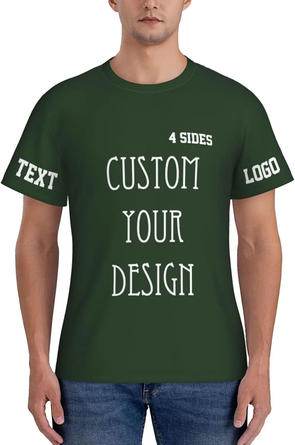 

Футболка Custom T Shirts 4-Side Printable с логотипом