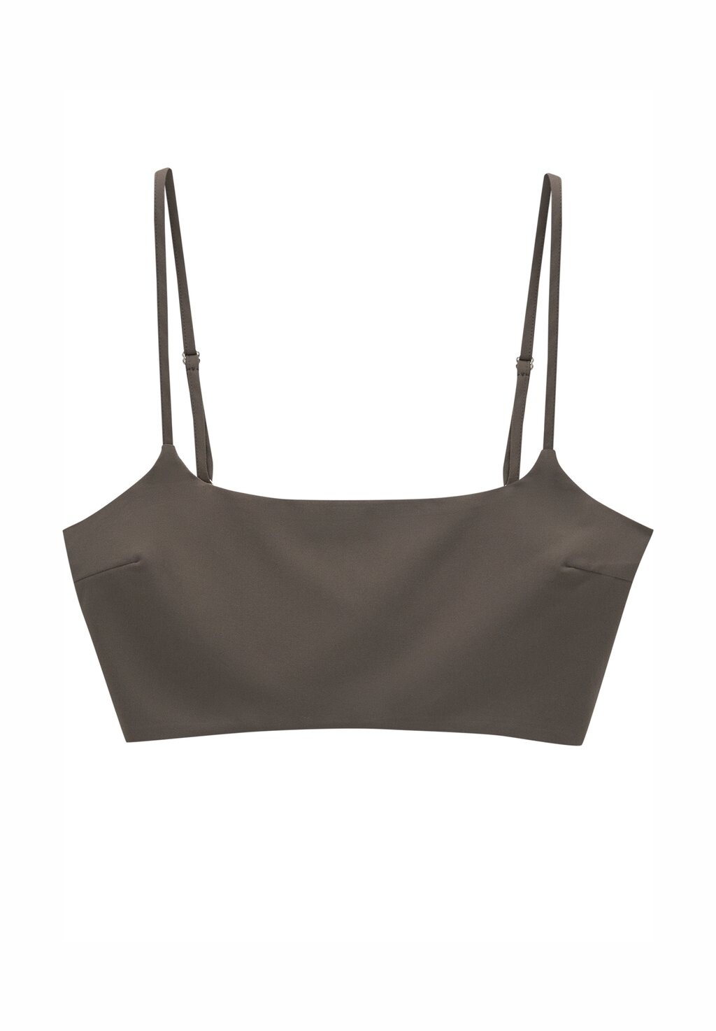 

Топ STRAPPY CROP PULL&BEAR, серо-коричневый